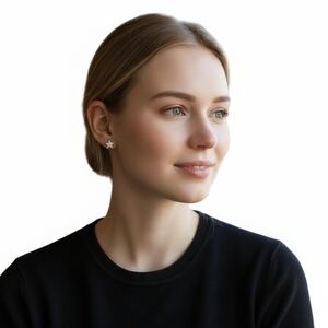 Giani Bernini Silver Star Stud Earrings